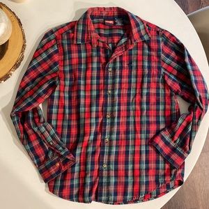 Wrangler Boys Red Flannel